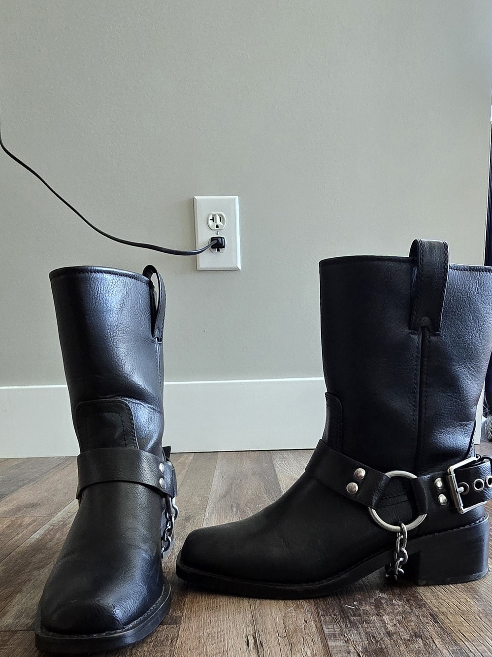 Dolls Kill Current Mood, Vroom Moto Boots Sz. 7